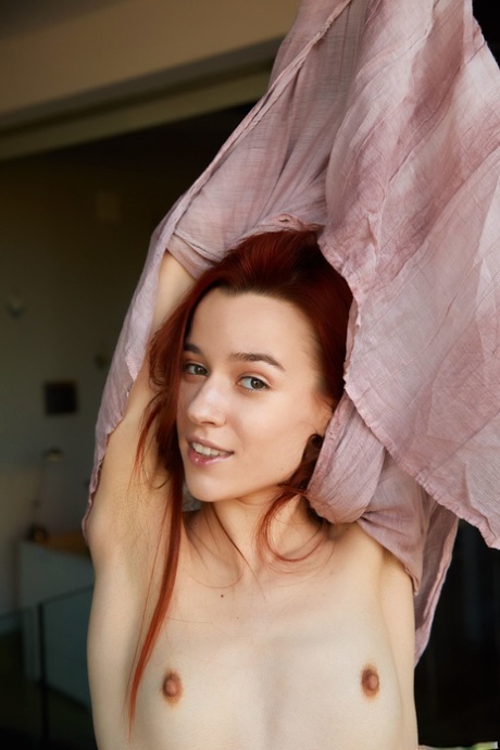 redhead satin naked pic